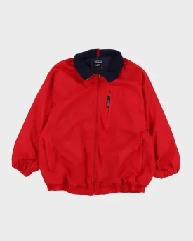 00s Patagonia Red Lightweight 3/4 Sleeve Windbreaker - XL
