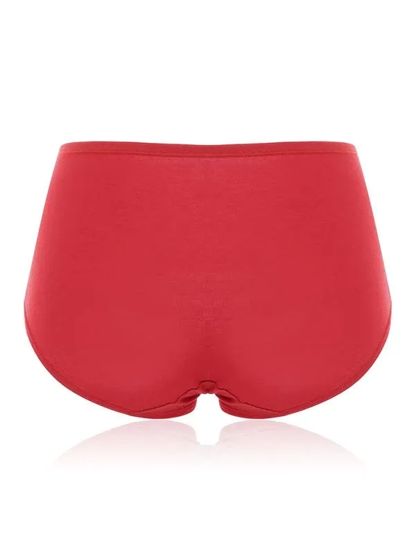 4-Pack Cotton High Waist Tummy Control Panties
