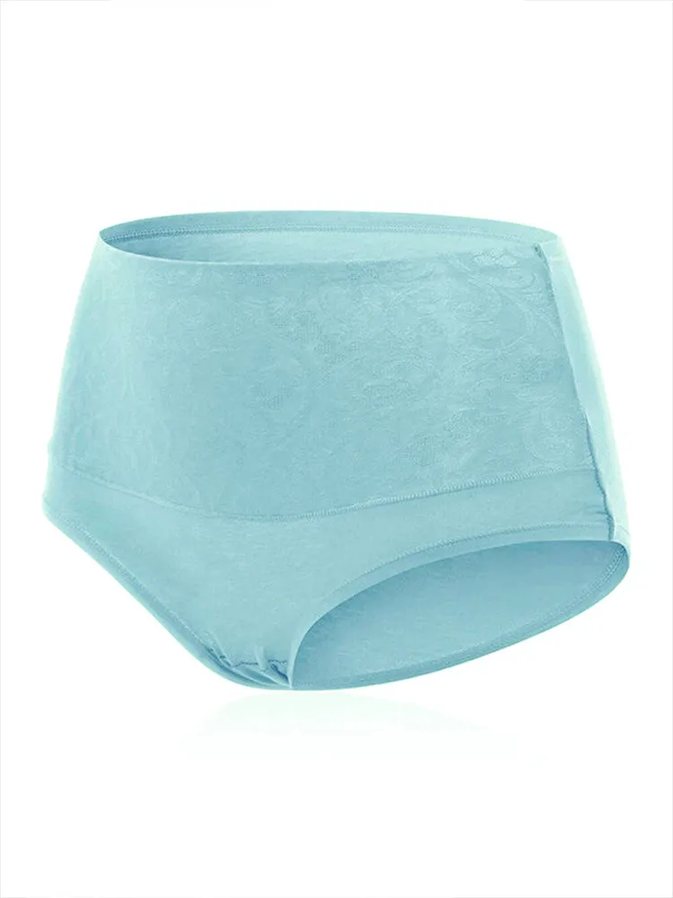 4-Pack Cotton High Waist Tummy Control Panties