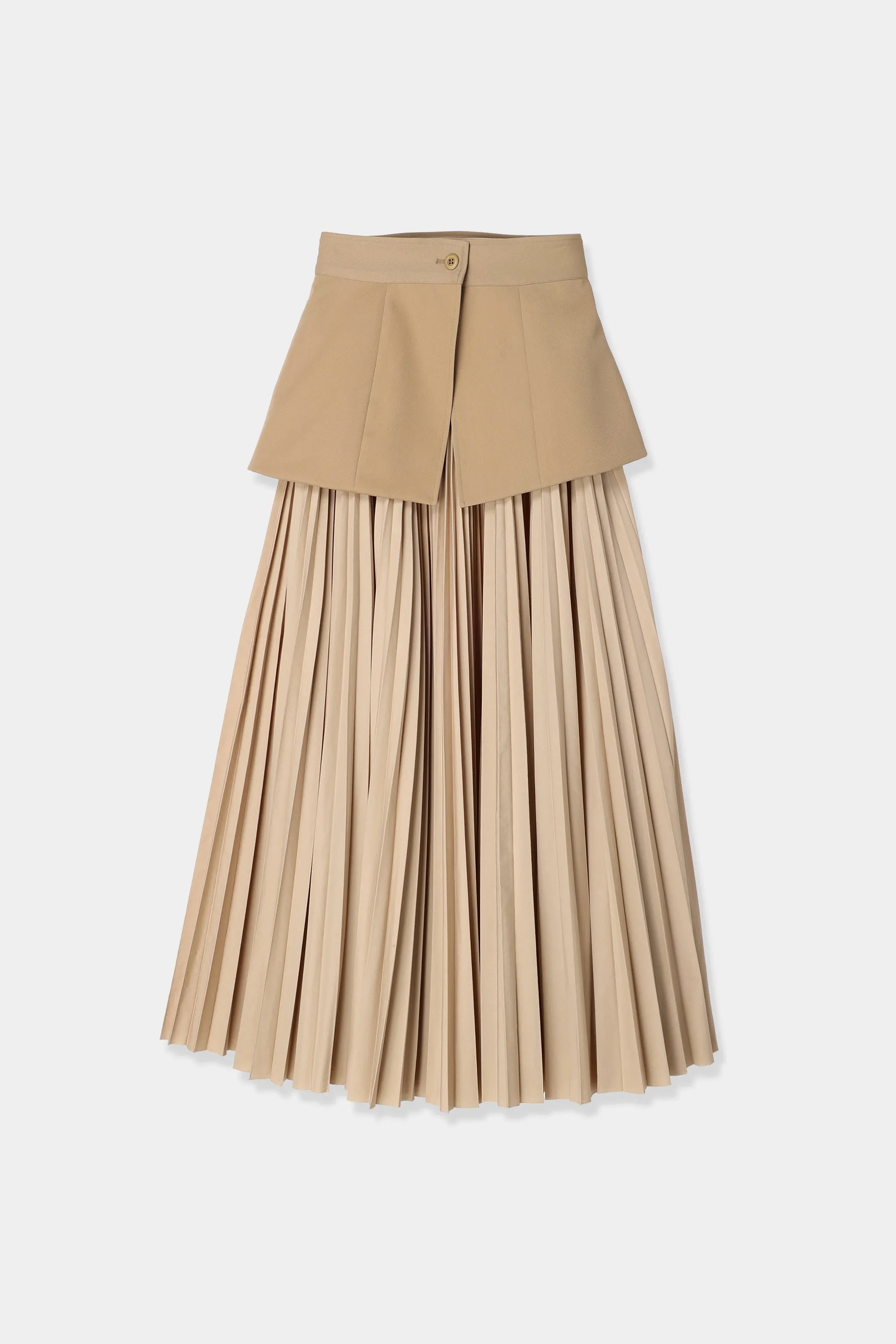 accordion pleats skirt