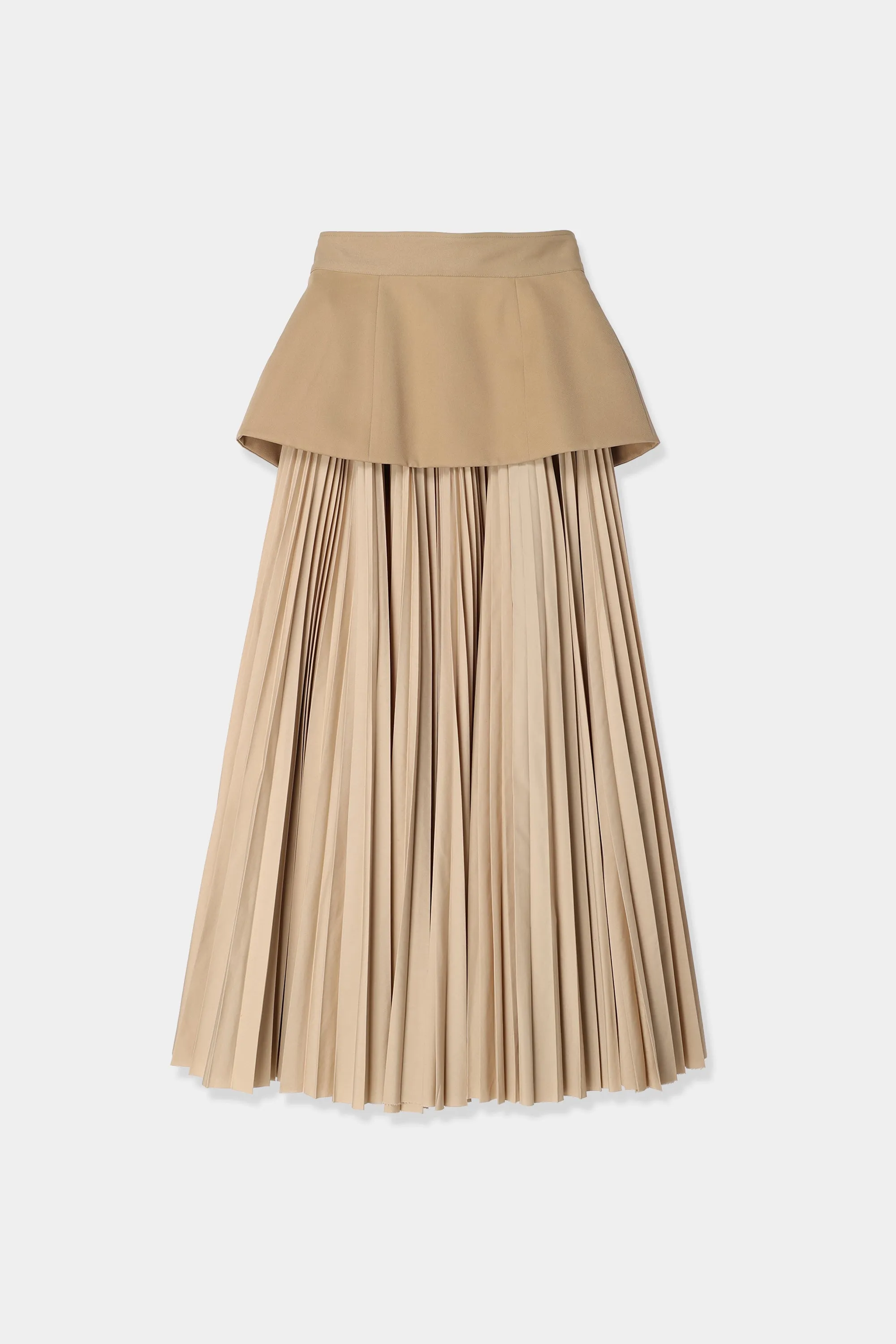 accordion pleats skirt