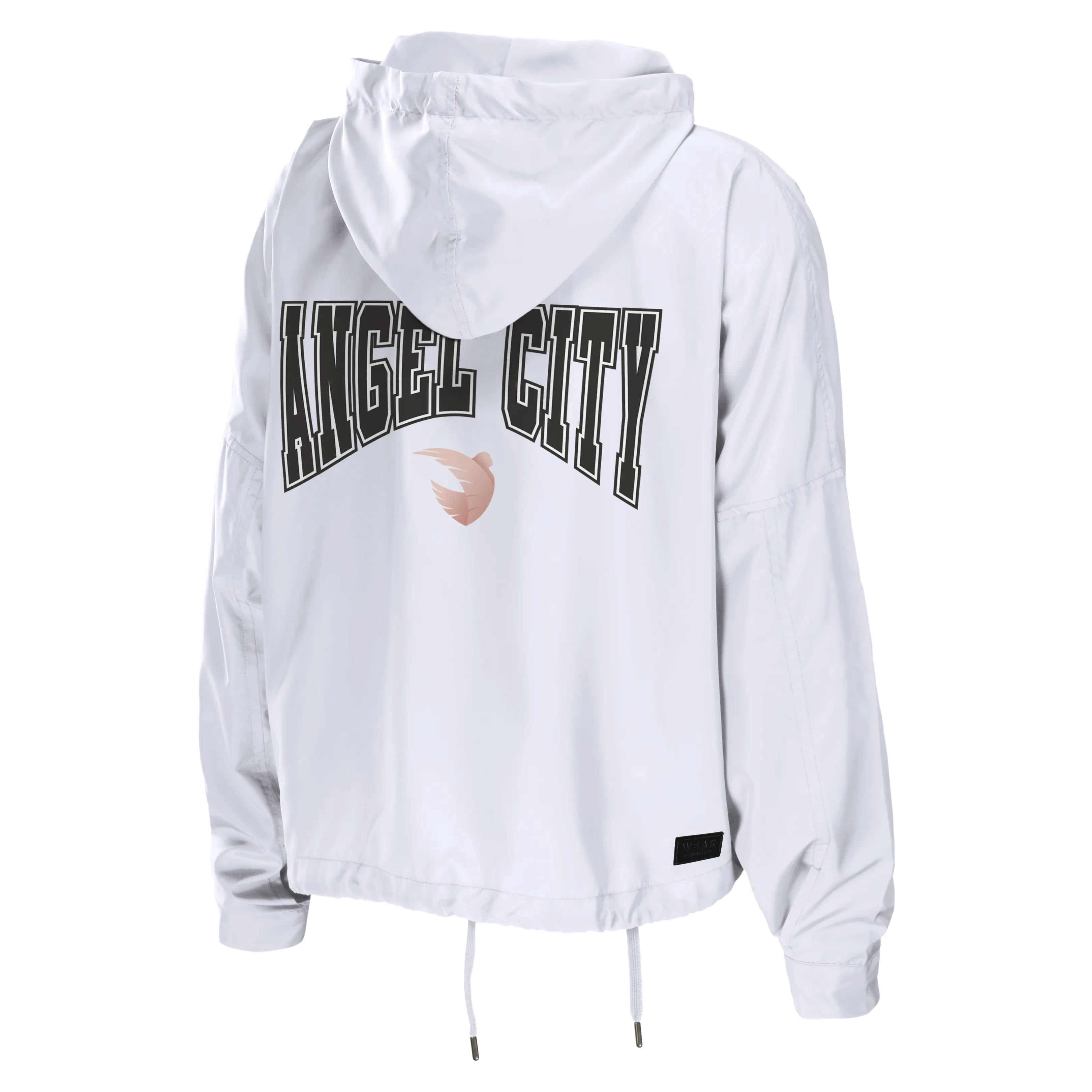 Angel City FC x WEAR by Erin Andrews Women's White Windbreaker
