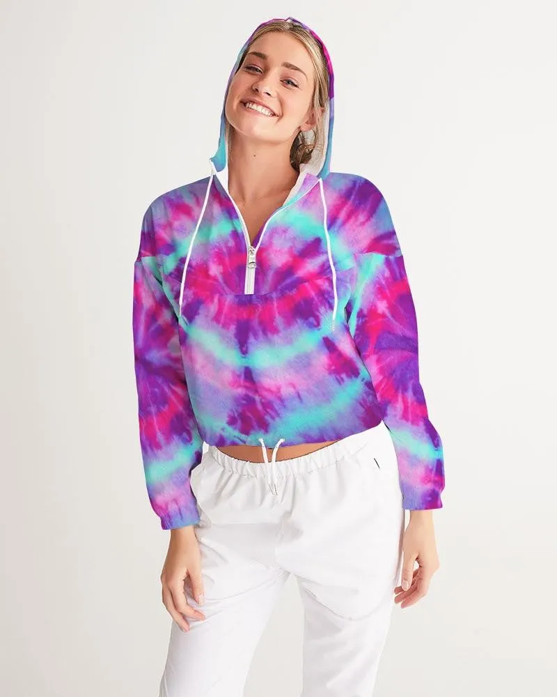Ava quarter zip  Cropped Windbreaker