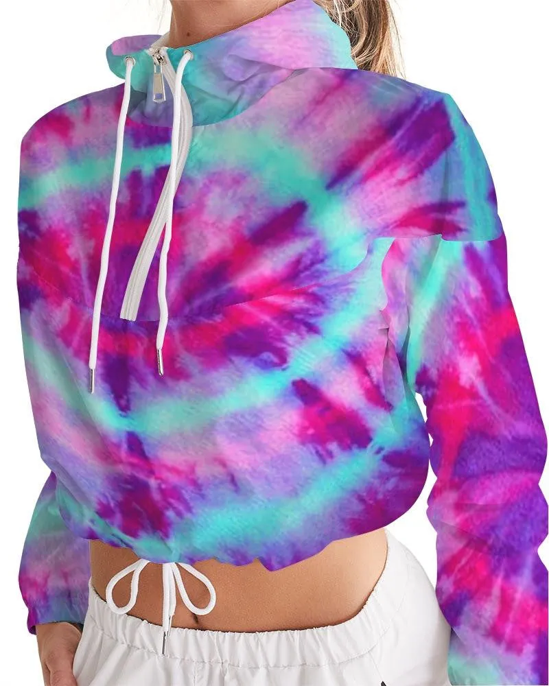 Ava quarter zip  Cropped Windbreaker