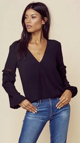 Blue Life Holly Top Black