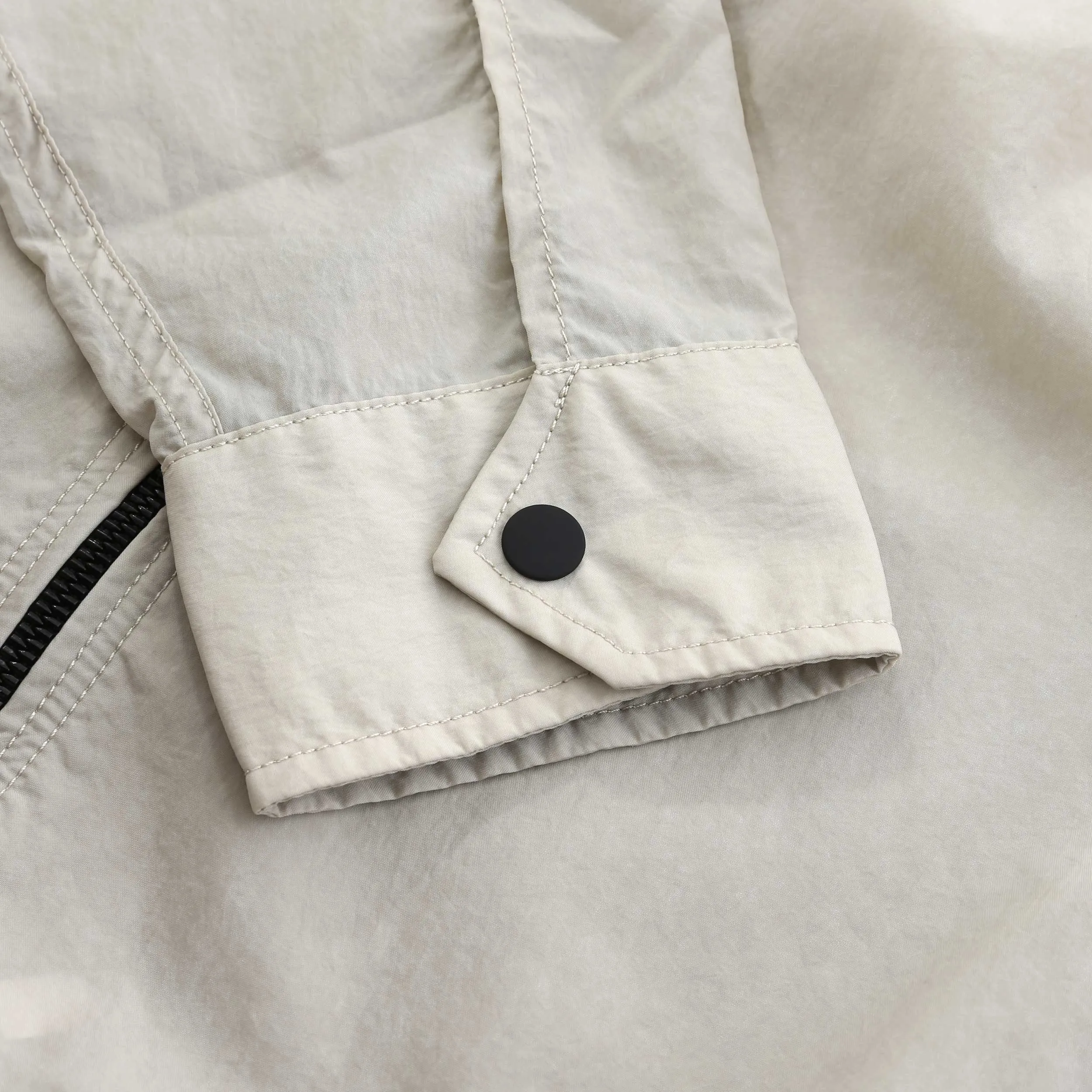 BOSS Lovvy Overshirt in Light Beige