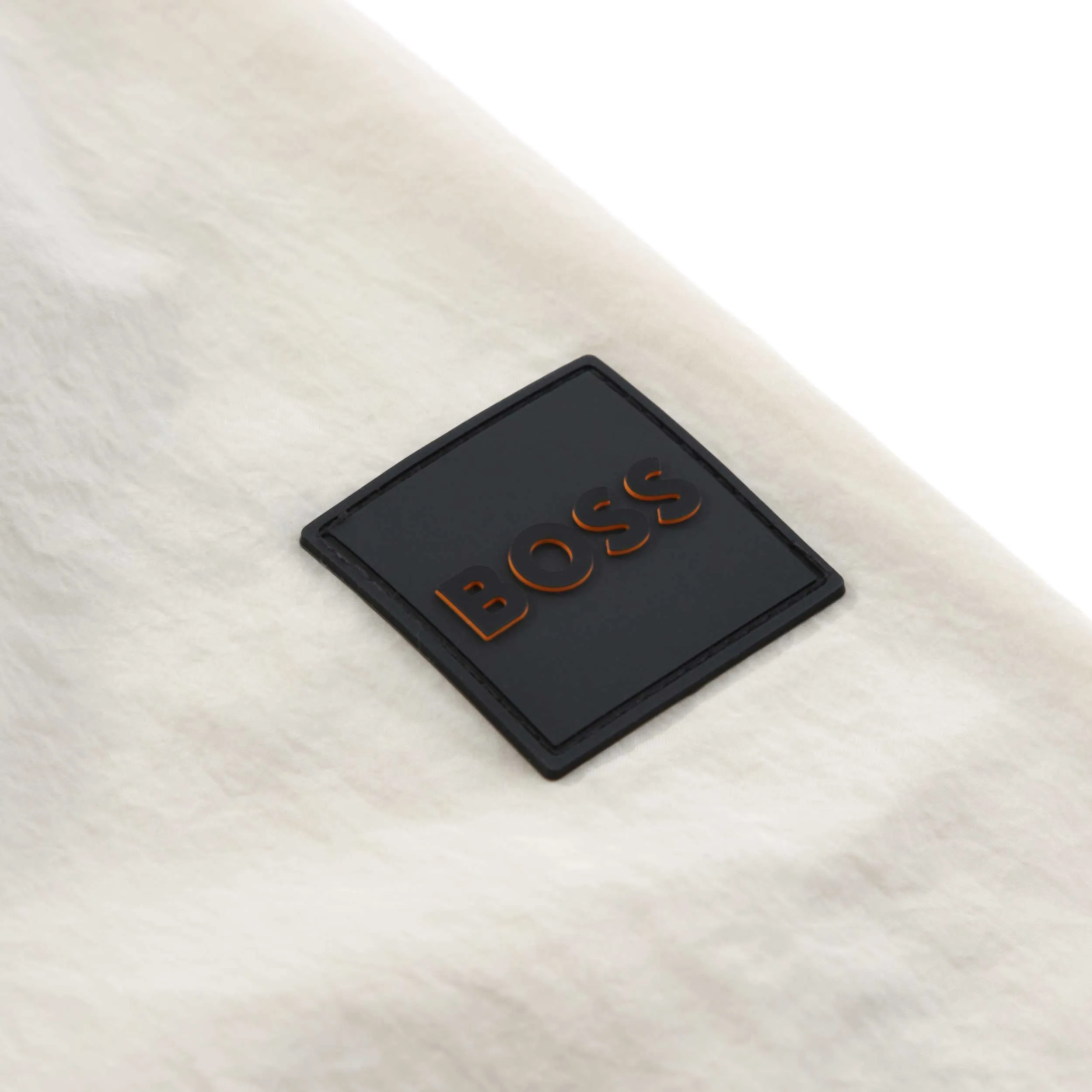 BOSS Lovvy Overshirt in Light Beige