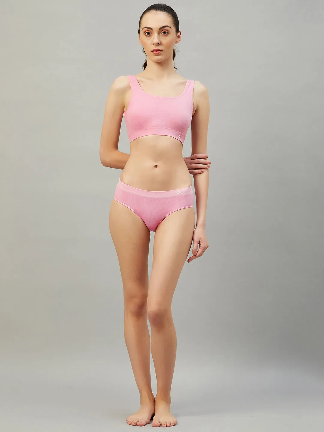 C9 Airwear Ribbed Panty  - Pink