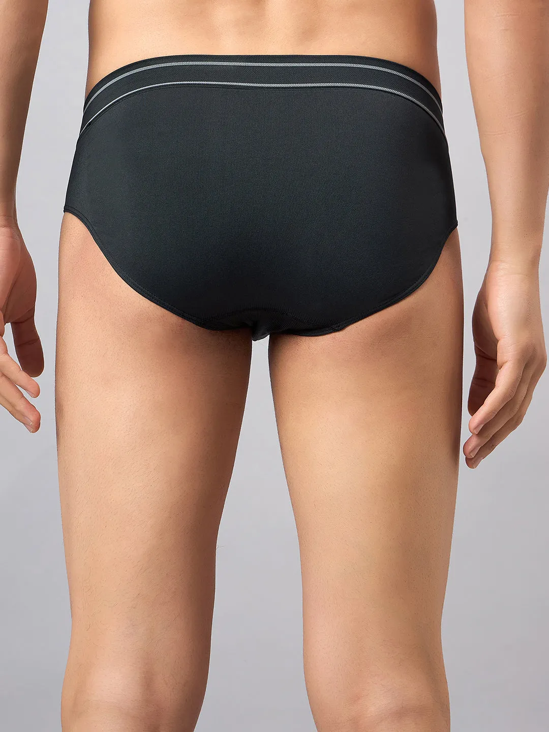 C9 AIRWEAR Skin friendly Seamless Briefs for Men - ELEPHANT GREY