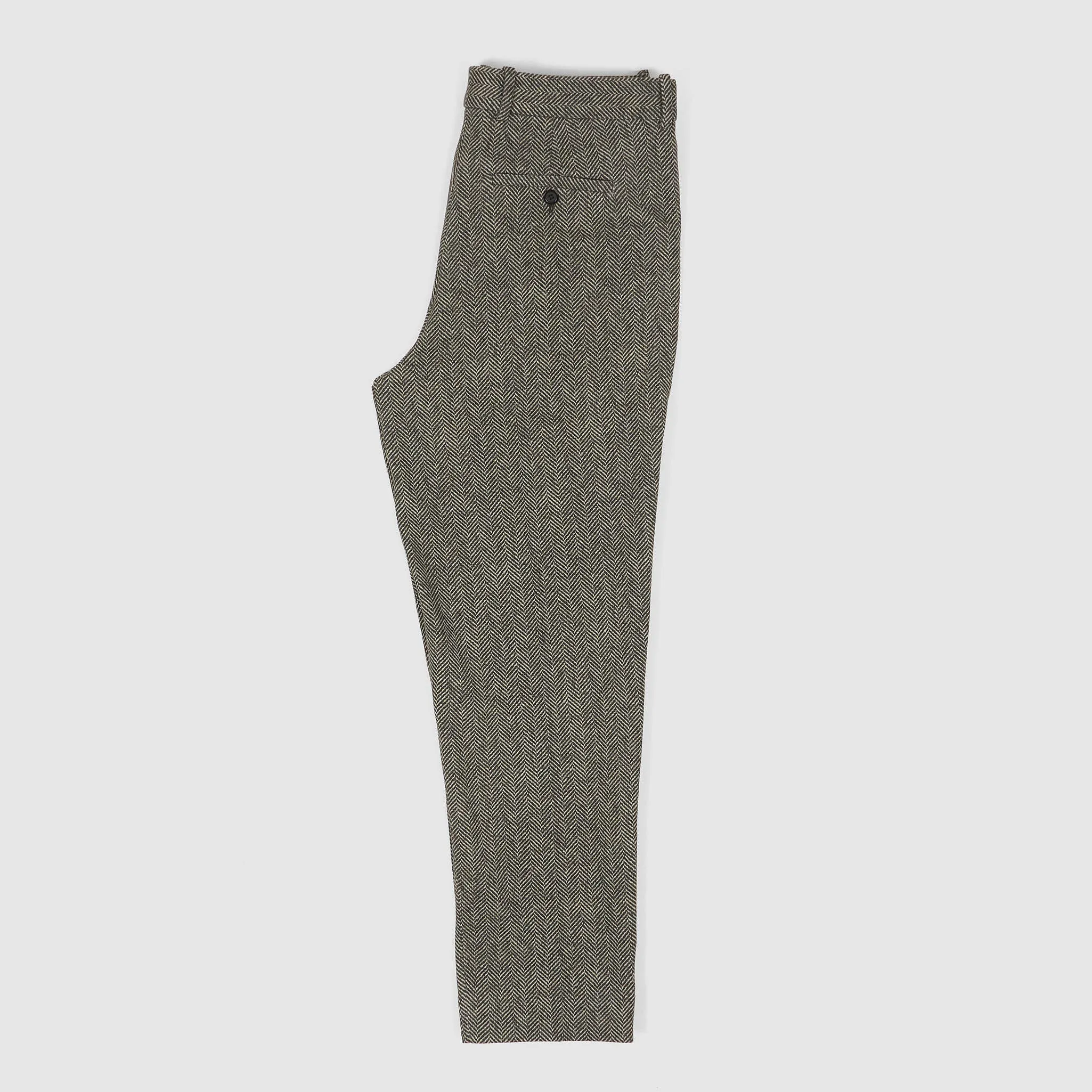 Circolo 1901 Ladies Gray Herrinbone Comfort Fleece Chino