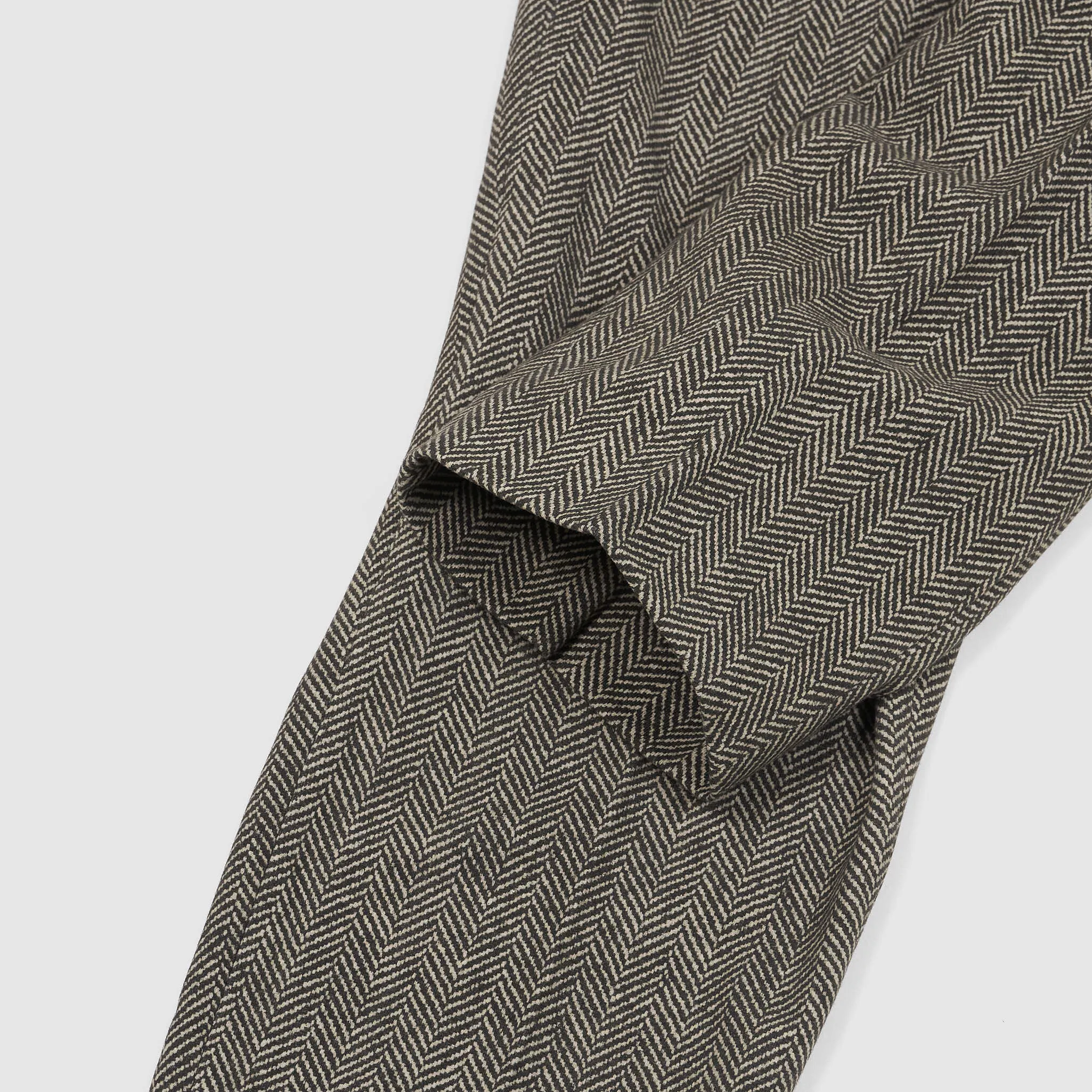 Circolo 1901 Ladies Gray Herrinbone Comfort Fleece Chino