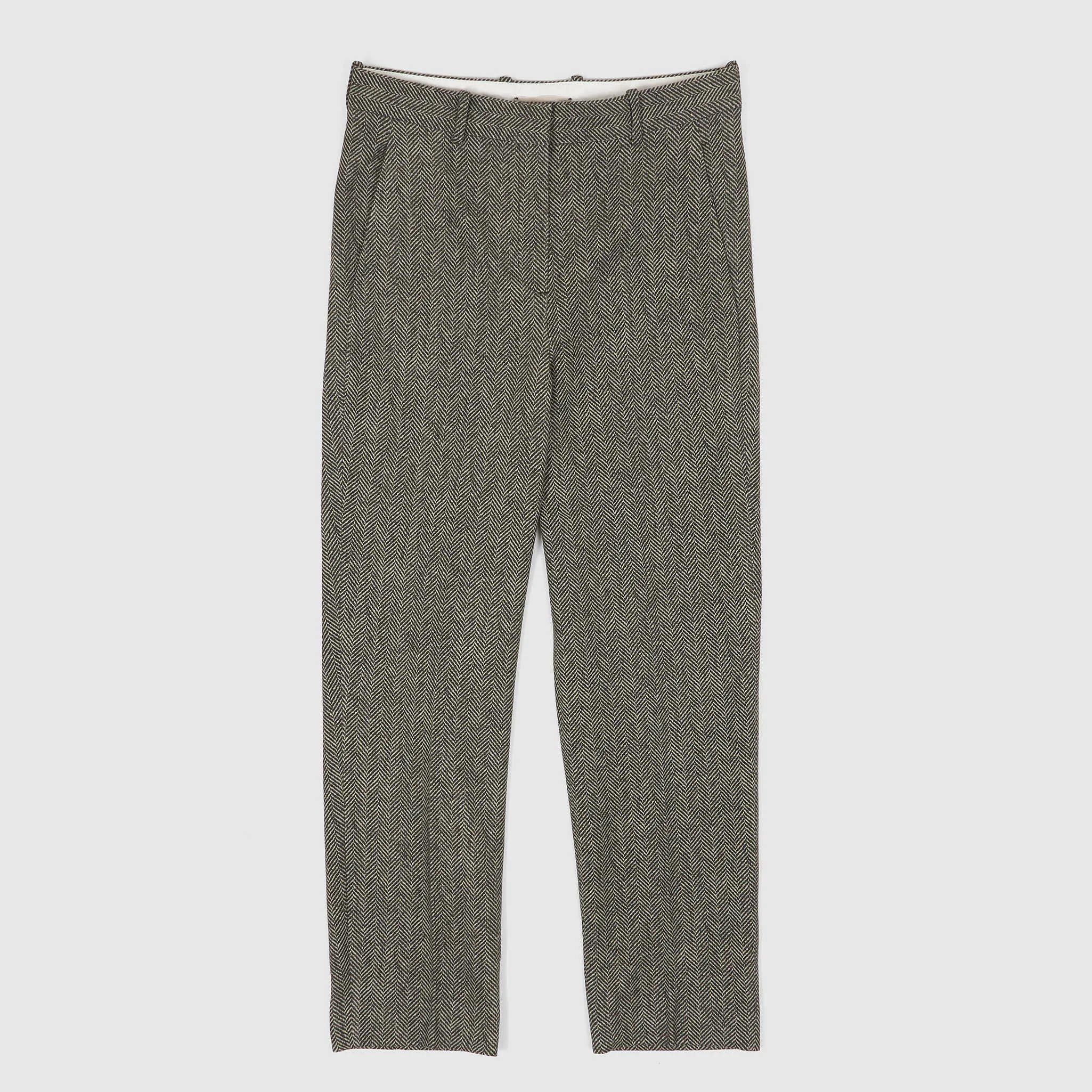 Circolo 1901 Ladies Gray Herrinbone Comfort Fleece Chino