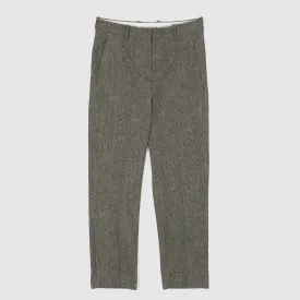Circolo 1901 Ladies Gray Herrinbone Comfort Fleece Chino