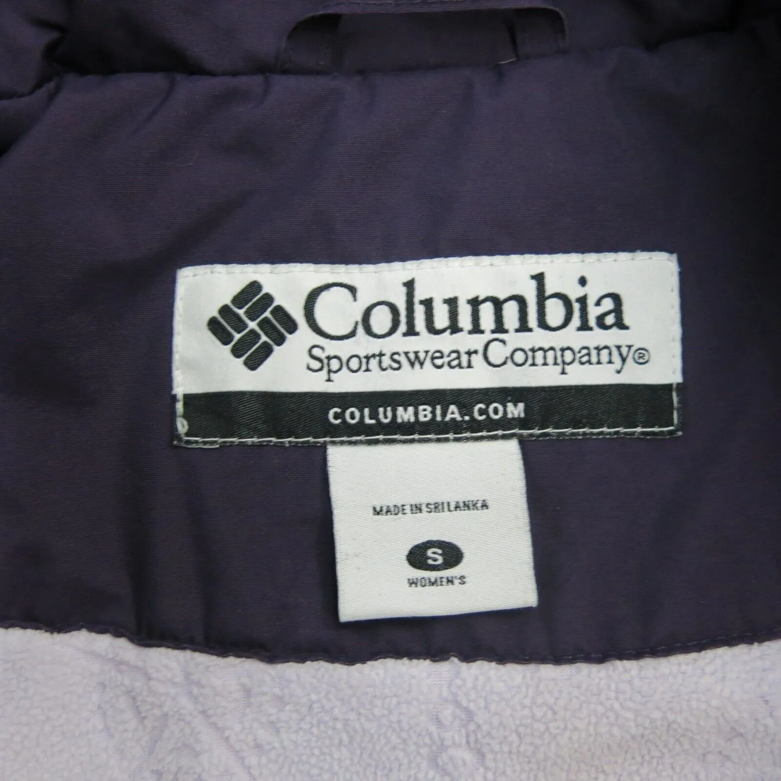 Columbia Jacket Womens Small Pink Blue Full ZipWindbreaker Outdoors Lightweight