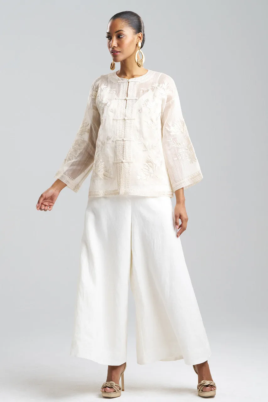 Couture Piña Embroidered Mandarin Jacket