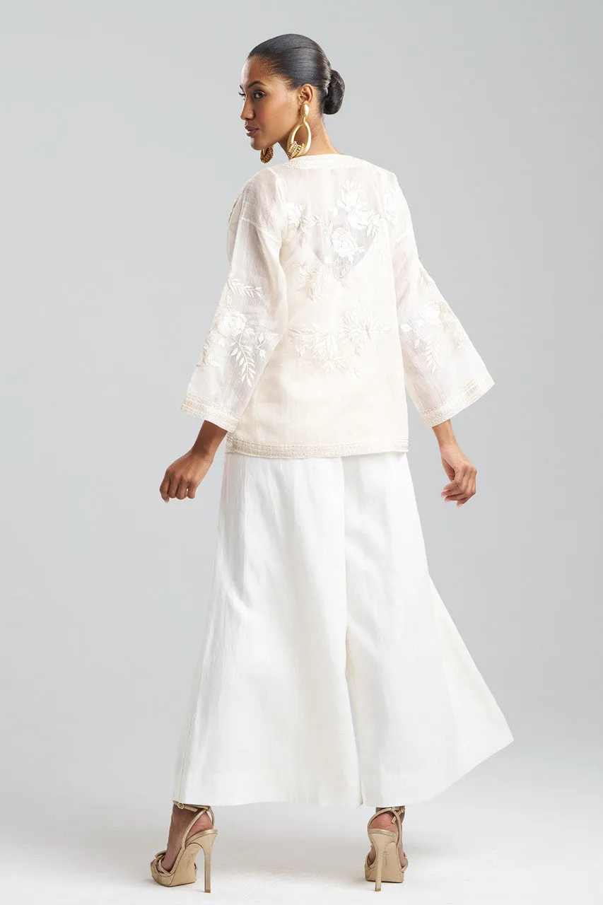 Couture Piña Embroidered Mandarin Jacket