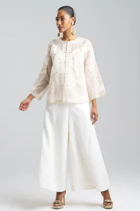 Couture Piña Embroidered Mandarin Jacket