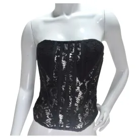 Dolce & Gabbana Lace Panelled Corset Top