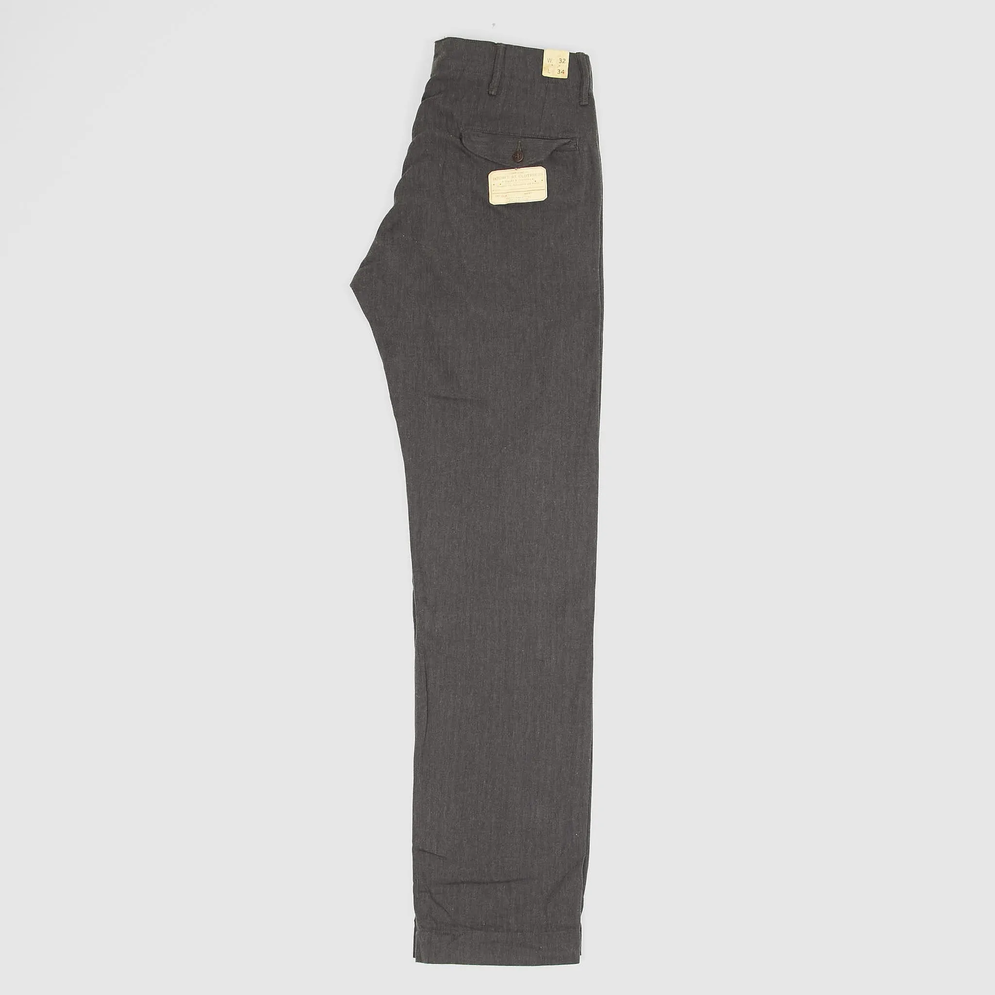 Double RL Officer's Herringbone Chamonix Flat Pant Chino