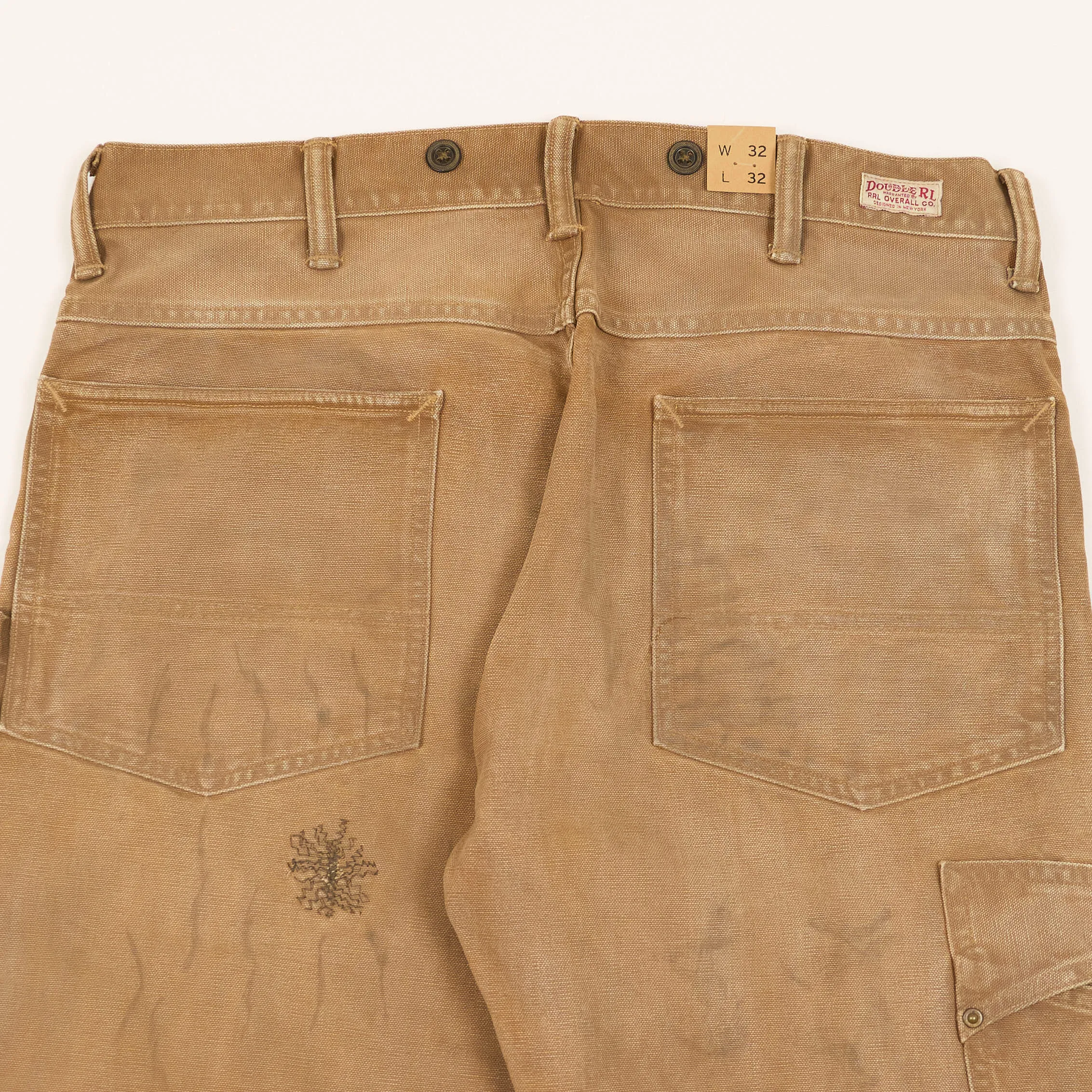 Double RL Vintage Treated Canvas Carpenter Pant