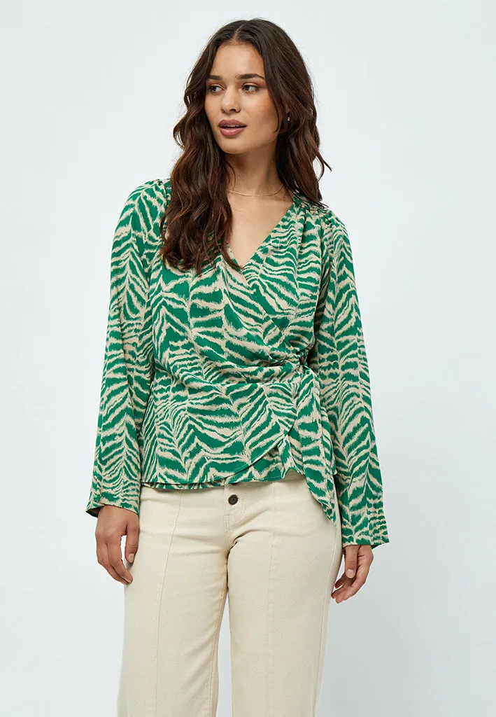 DSAlberte Wrap Blouse - Simply Green
