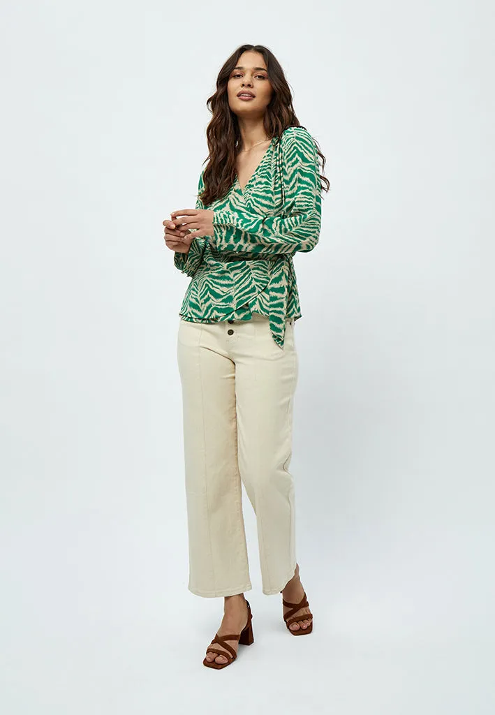 DSAlberte Wrap Blouse - Simply Green