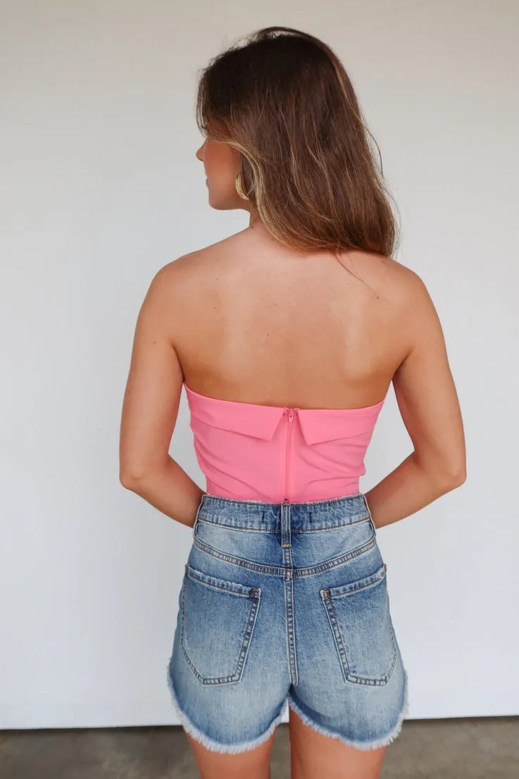 Forever Promises Strapless Top