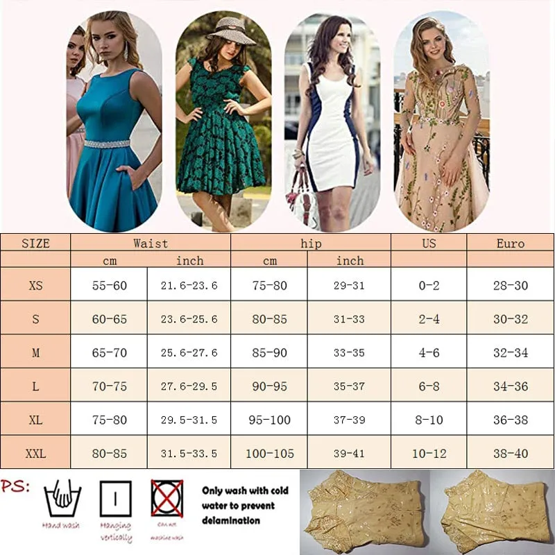 GUUDIA Shaper Panties Sexy Lace Shapers Body Shaper with Zipper Double Control Panties Women Shapewear Sexy Lace Waist Trainer