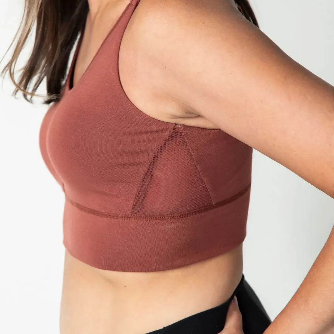 Leslie Pocketed Lounge Bra