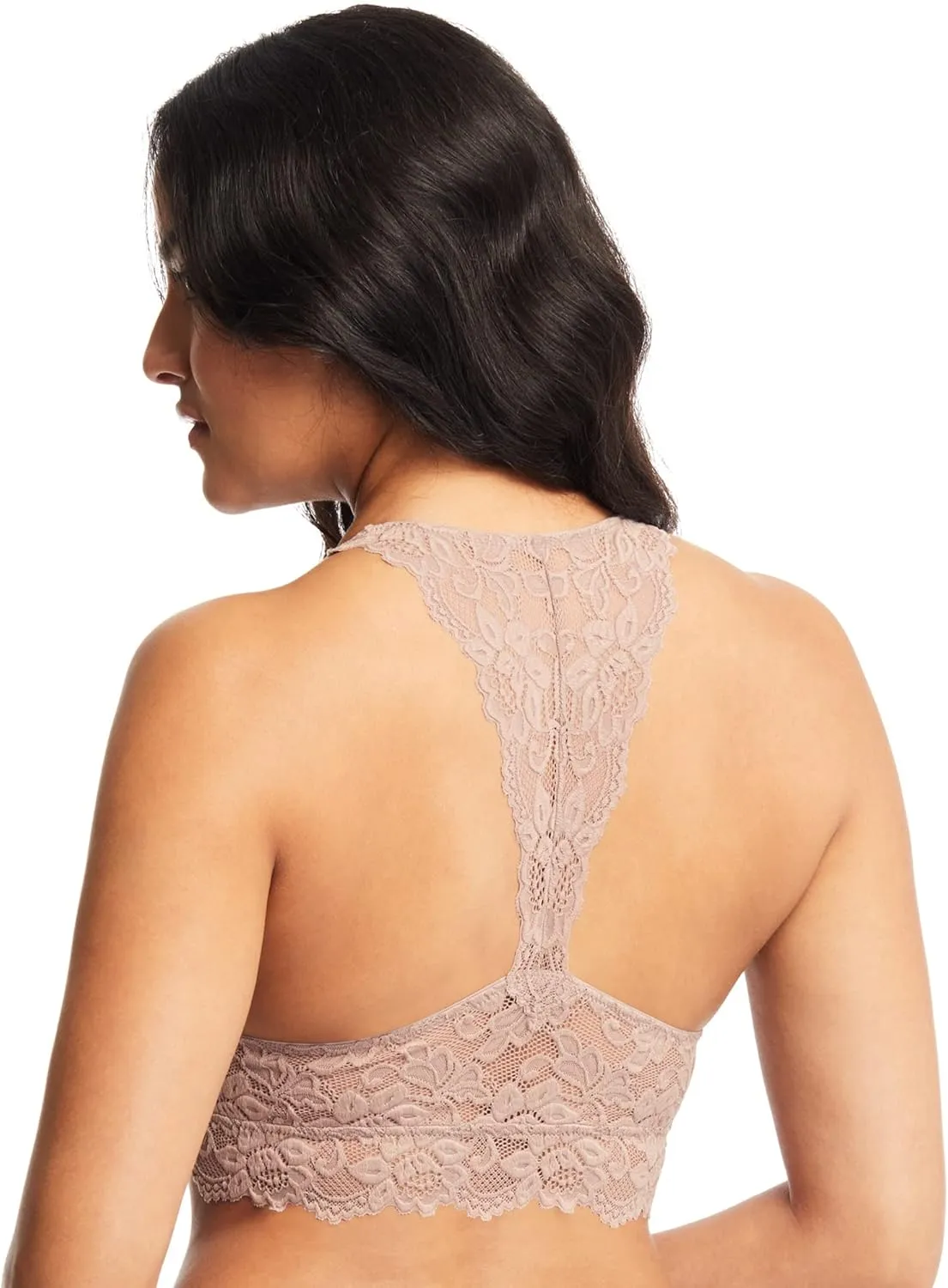 Mia Lace Bralette for Women, Unpadded and Unlined Wireless Bra, Perfect Racerback Everyday Lingerie