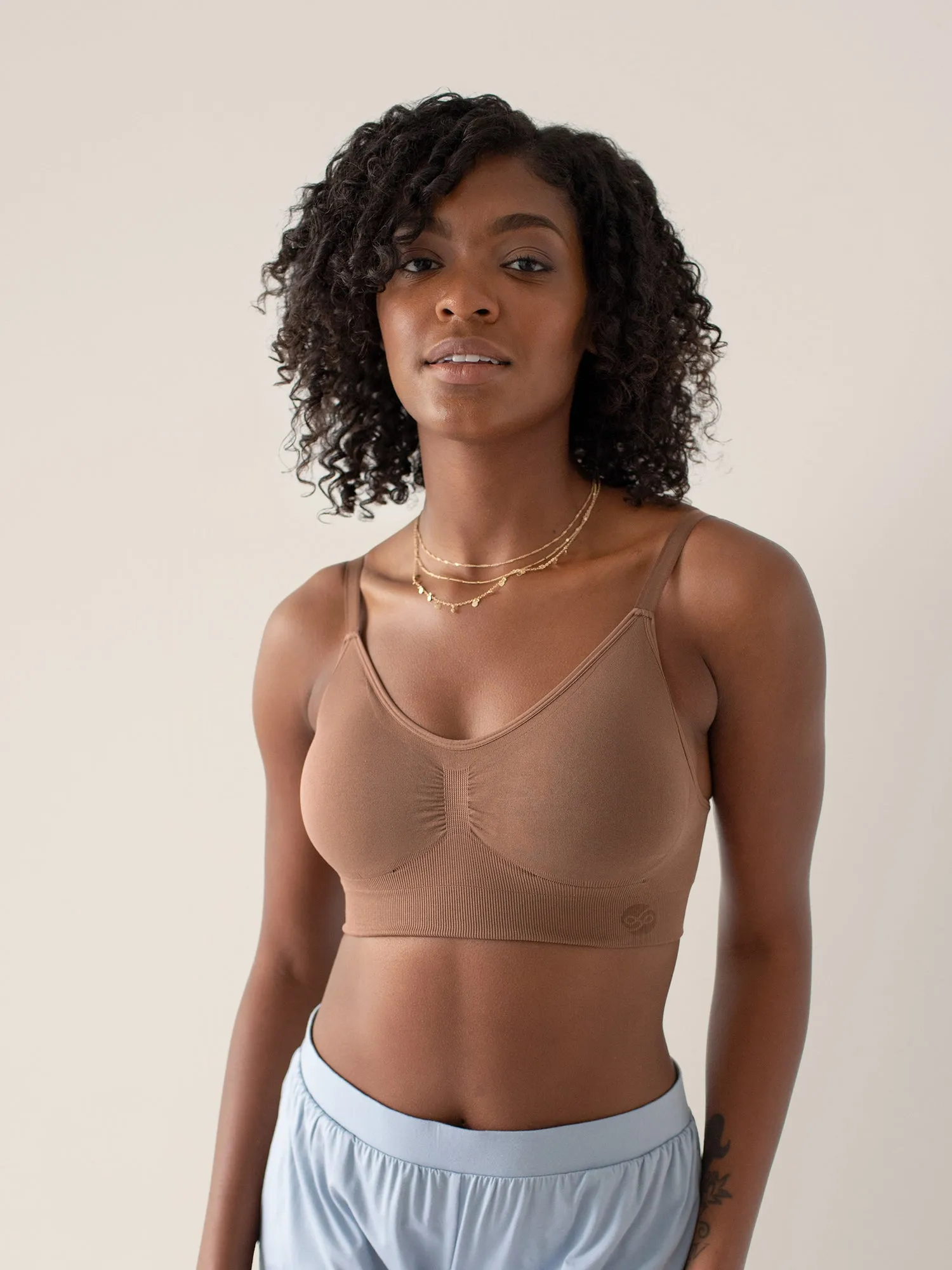 Nellie Sublime® Wireless Bra | Mocha