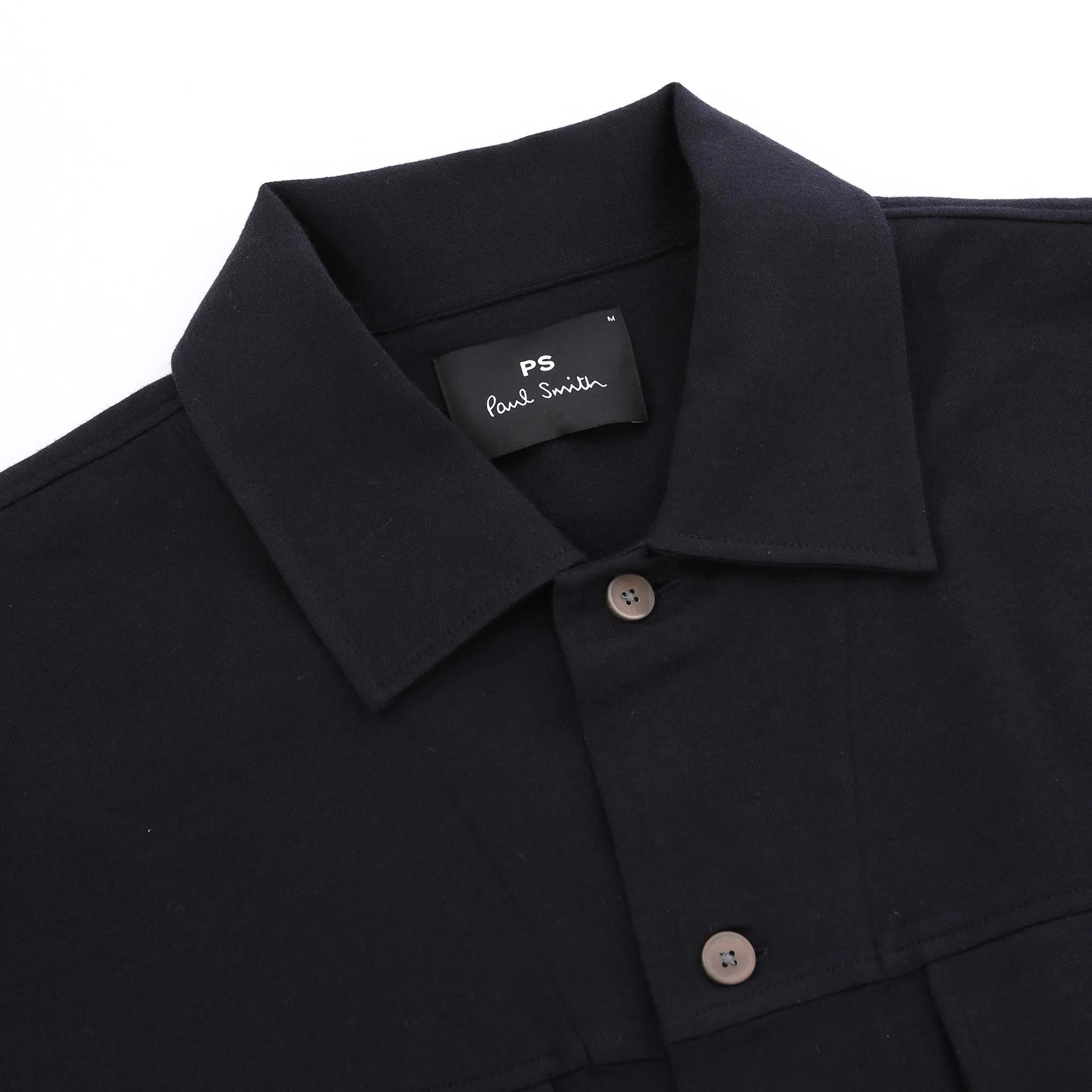 Paul Smith Button Thru Overshirt in Navy