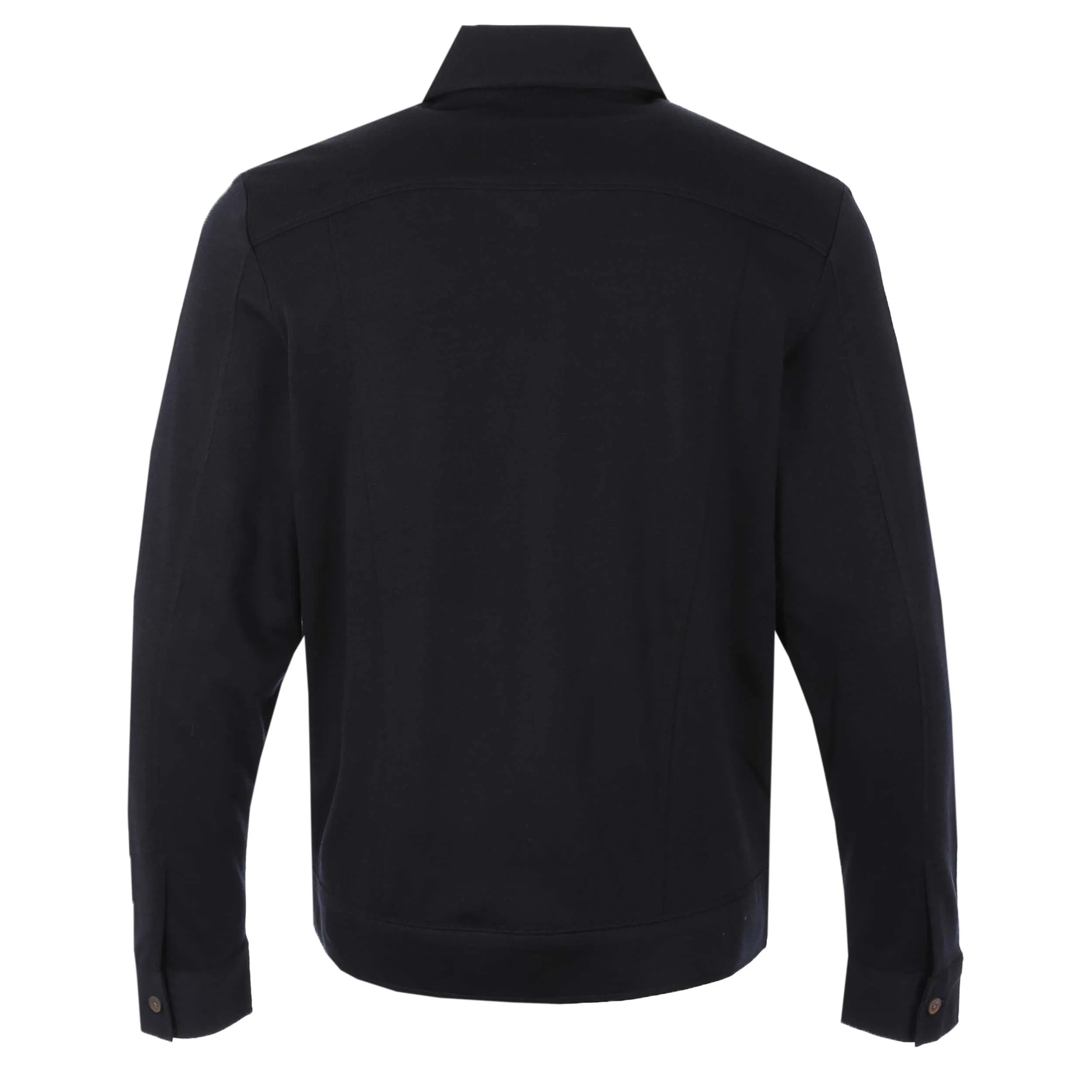 Paul Smith Button Thru Overshirt in Navy