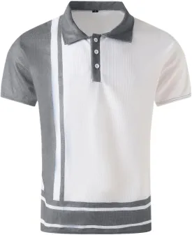 Polos for Men 2024 Solid Color Stand Collar Shirt Short Sleeved Casual T Shirt Tshirts Shirts for Men Polo Shirts