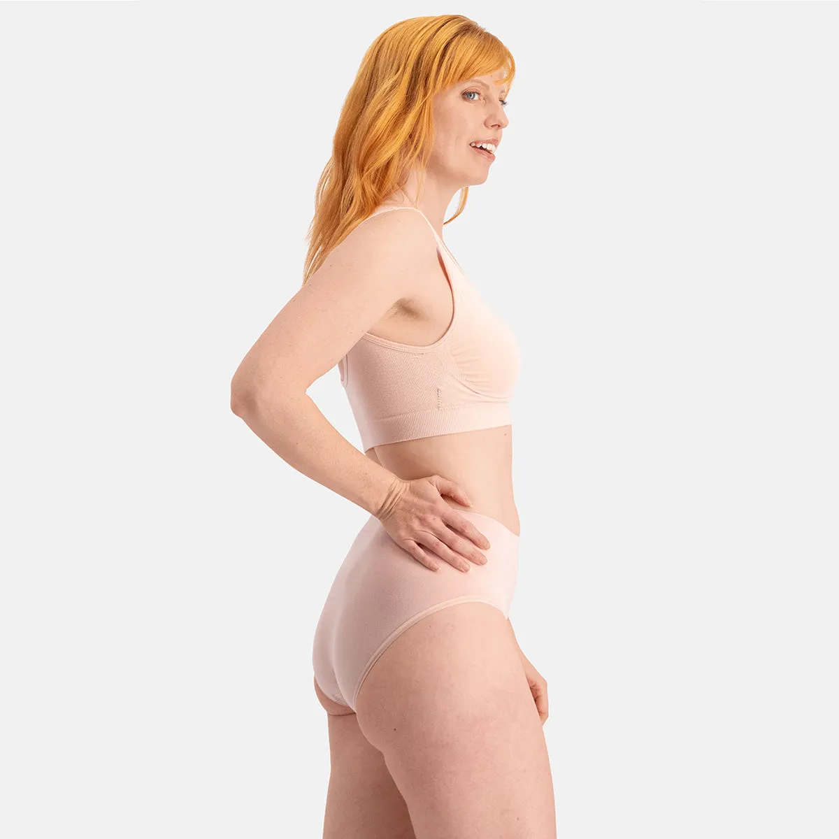 Seamless Full Briefs Belle (3-pack) - Roze