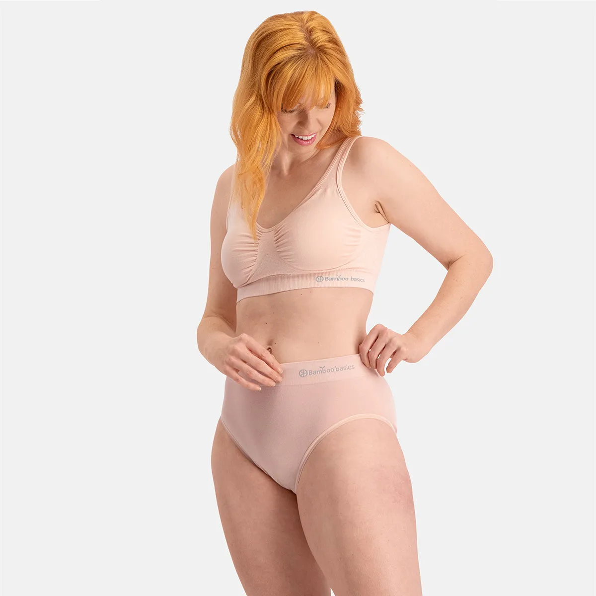 Seamless Full Briefs Belle (3-pack) - Roze