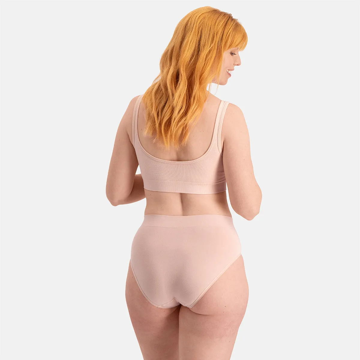 Seamless Full Briefs Belle (3-pack) - Roze