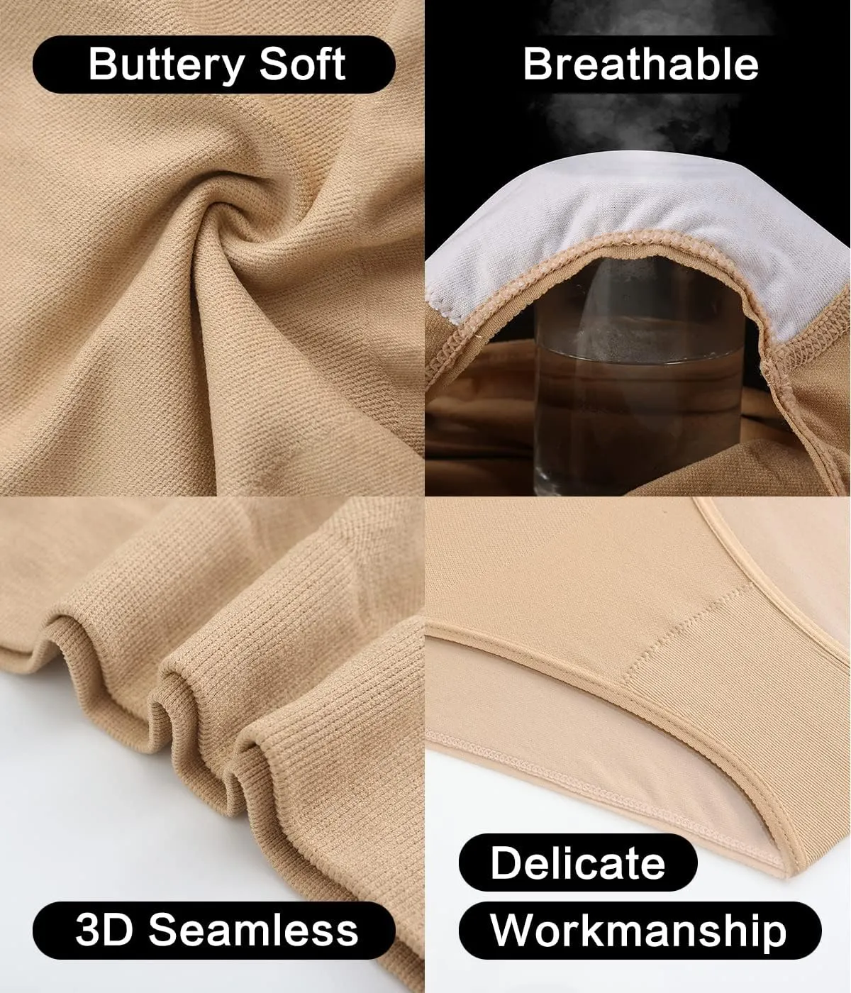 Seamless Maternity Shapewear, Belly Support Panties for Dresses and Pants, High Waisted Pregnancy Underwear, S-XXXL