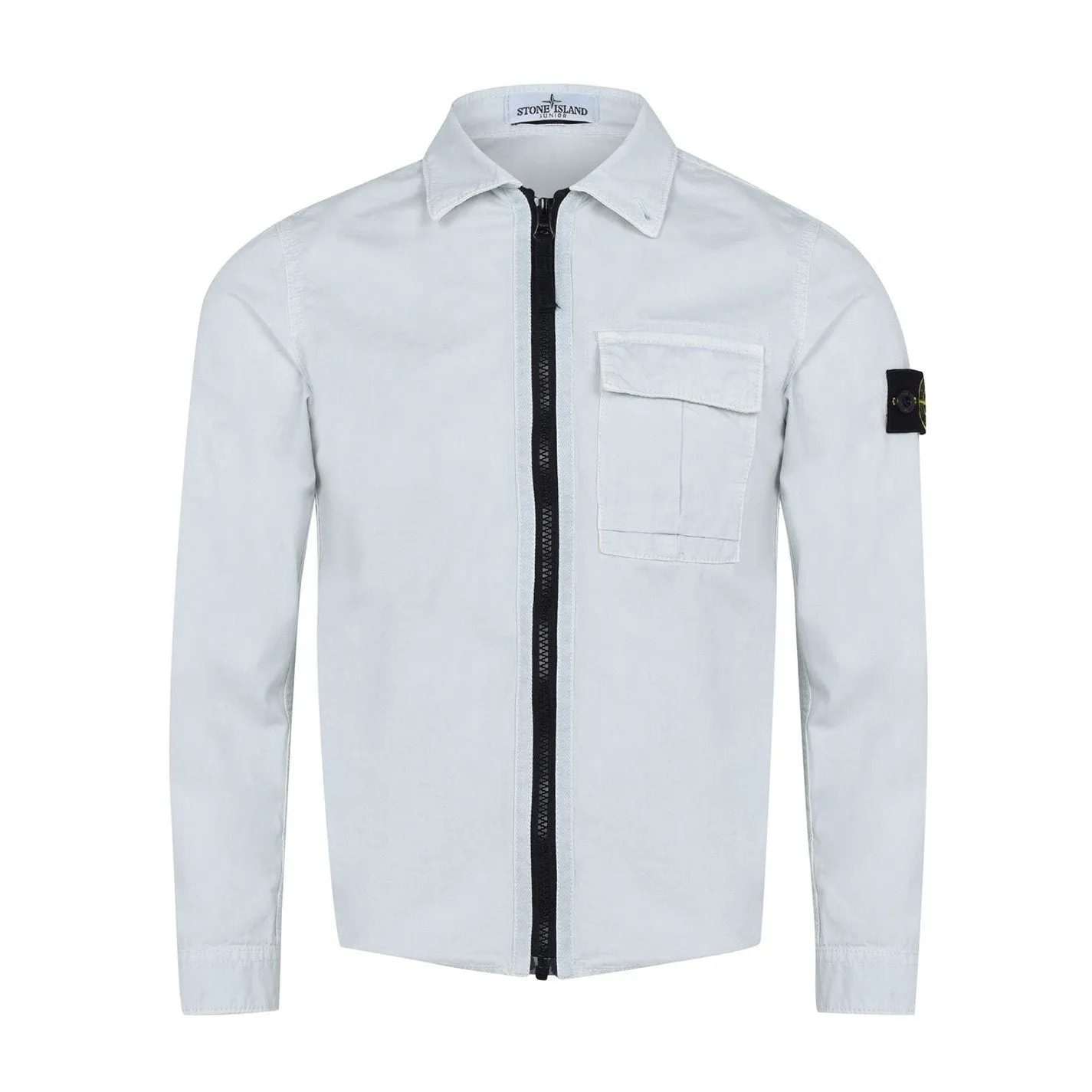 Stone Island Junior Pale Blue Overshirt