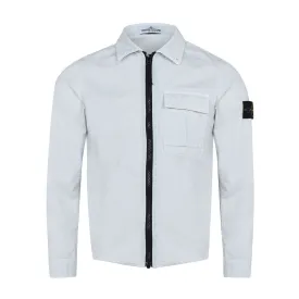 Stone Island Junior Pale Blue Overshirt