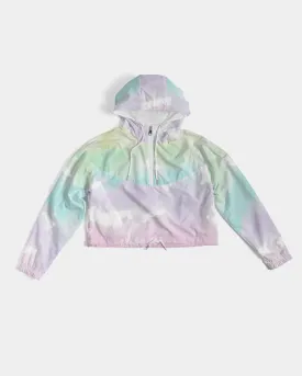 Tayrona Tie-Dye light Women's Cropped Windbreaker