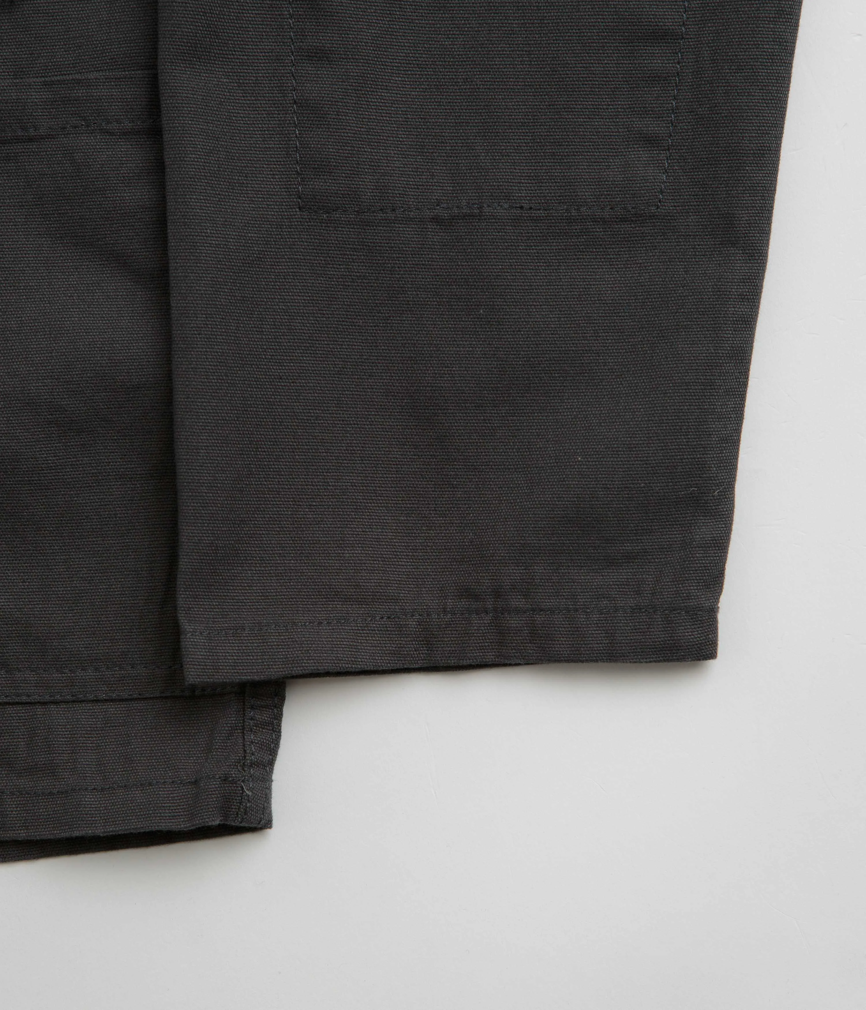 Uskees 3001 Buttoned Overshirt - Charcoal