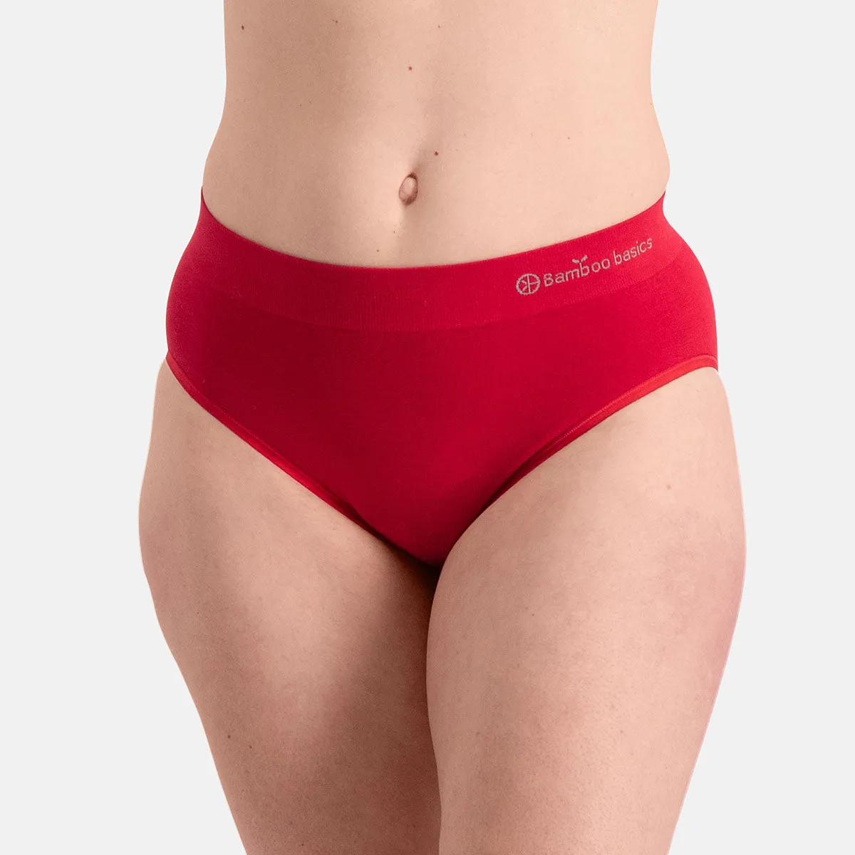 Voordeelbundel: Seamless Padded Bra   Full Brief (3-pack) – Rood
