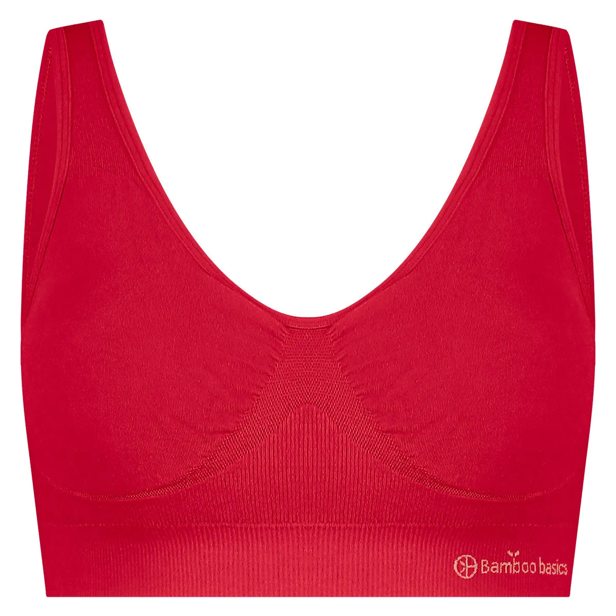 Voordeelbundel: Seamless Padded Bra   Full Brief (3-pack) – Rood
