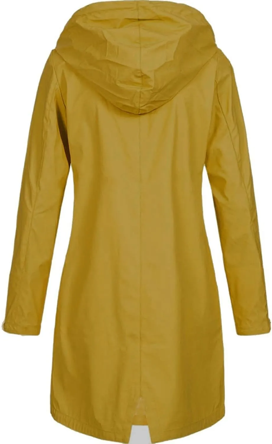 Womens Rain Jacket Waterproof Outdoor Rain Coats Lightweight Active Raincoat Windbreaker Long Hooded Trench Coat
