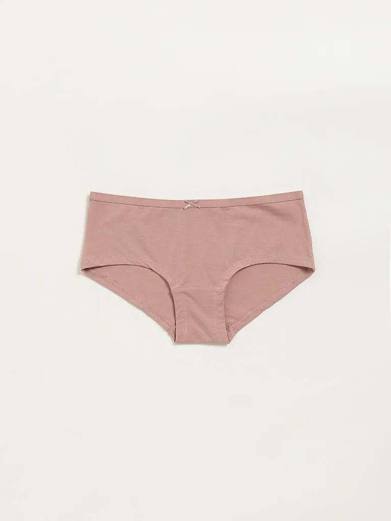 Wunderlove Multicolour Cotton Blend Briefs - Pack of 3